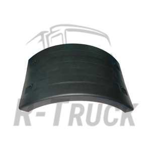 Volvo FM12 FH12,Renault Premium V2 rear mudguard center high black