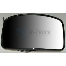 Volvo Renault Daf front view mirror manual heat with no folding arm PP e-mark