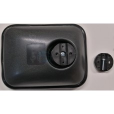 Man mirror no heat ABS e-mark