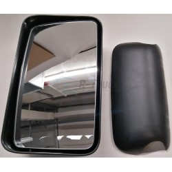 Iveco Eurotech medium mirror electric heat ring type black ABS e-mark