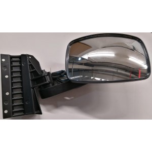 Iveco front view mirror heat with arm,wire 1200mm and 2pins male plug LHD RHS e-mark