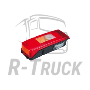 Volvo FH12 rear lamp with number plate normal LH