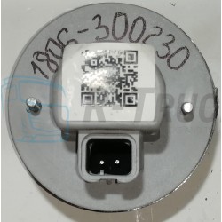 Man TGA side lamp white with BA15S yellow bulb e-mark