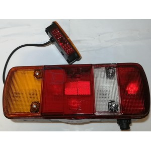 Man TGL rear lamp with number plate LH e-mark
