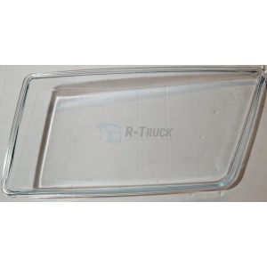 Man TGX head lamp glass no rim and clip RH e-mark