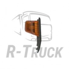 Iveco Stralis side lamp amber 3holes with socket no bulb LH e-mark
