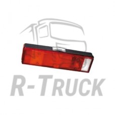 Iveco Stralis rear lamp with number plate 4 screw with plug LH e-mark