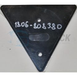 Universal side reflector red triangle with 2holes