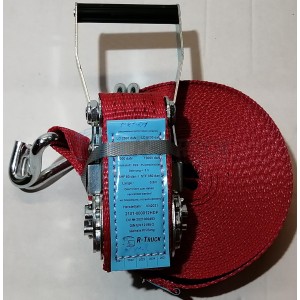 Cargo belt 12m with an attached tag
